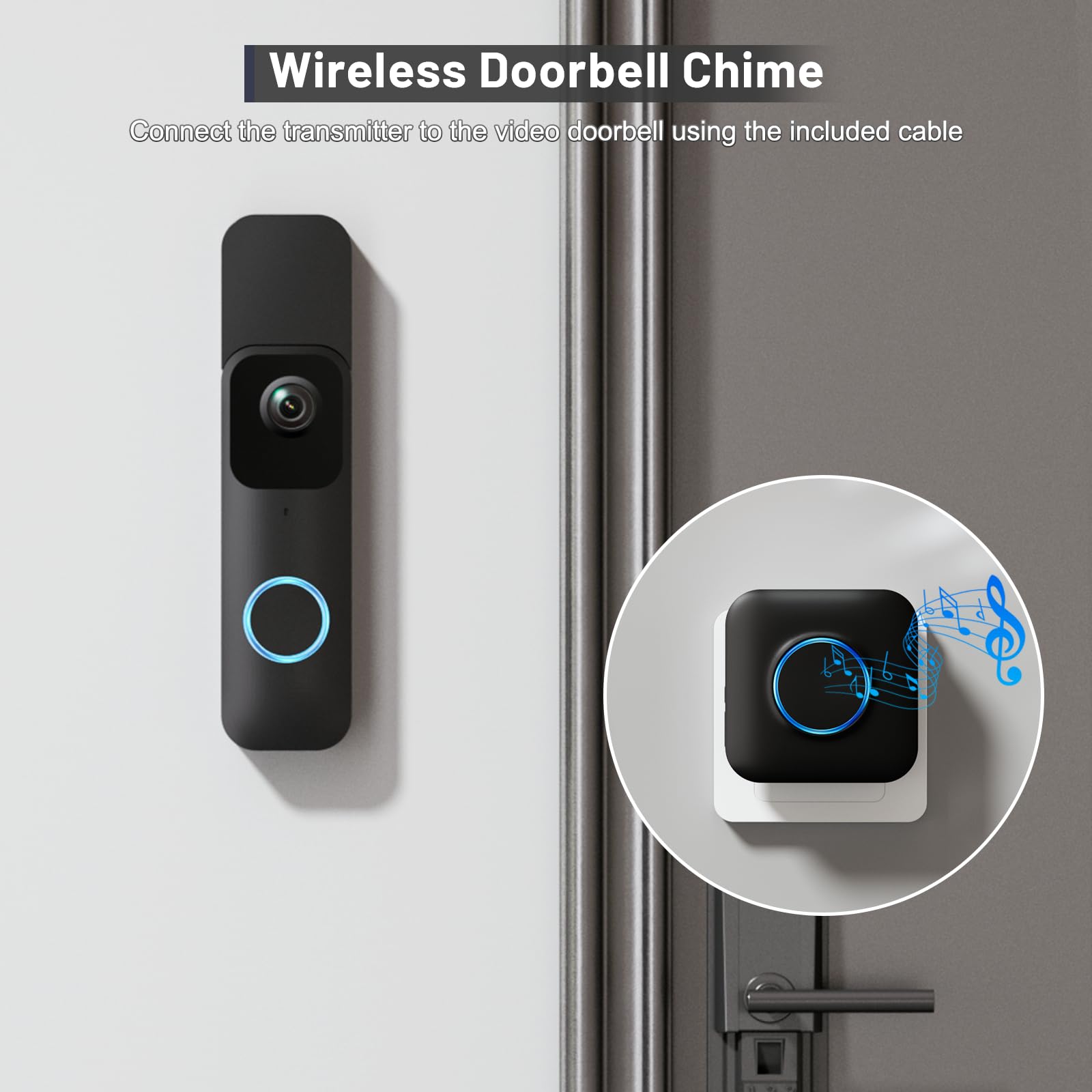 Setup instructions for pairing the Bistee doorbell chime