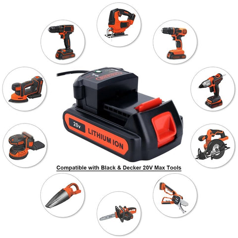 Biswaye 20V Max charging design for quick on-site battery top-ups