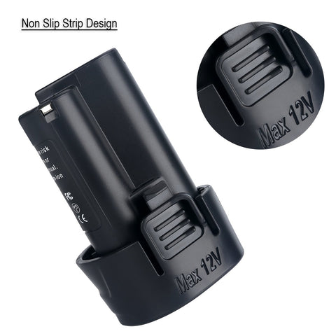 Biswaye BL1014 compatible battery label close-up showing safety features and RoHS CE