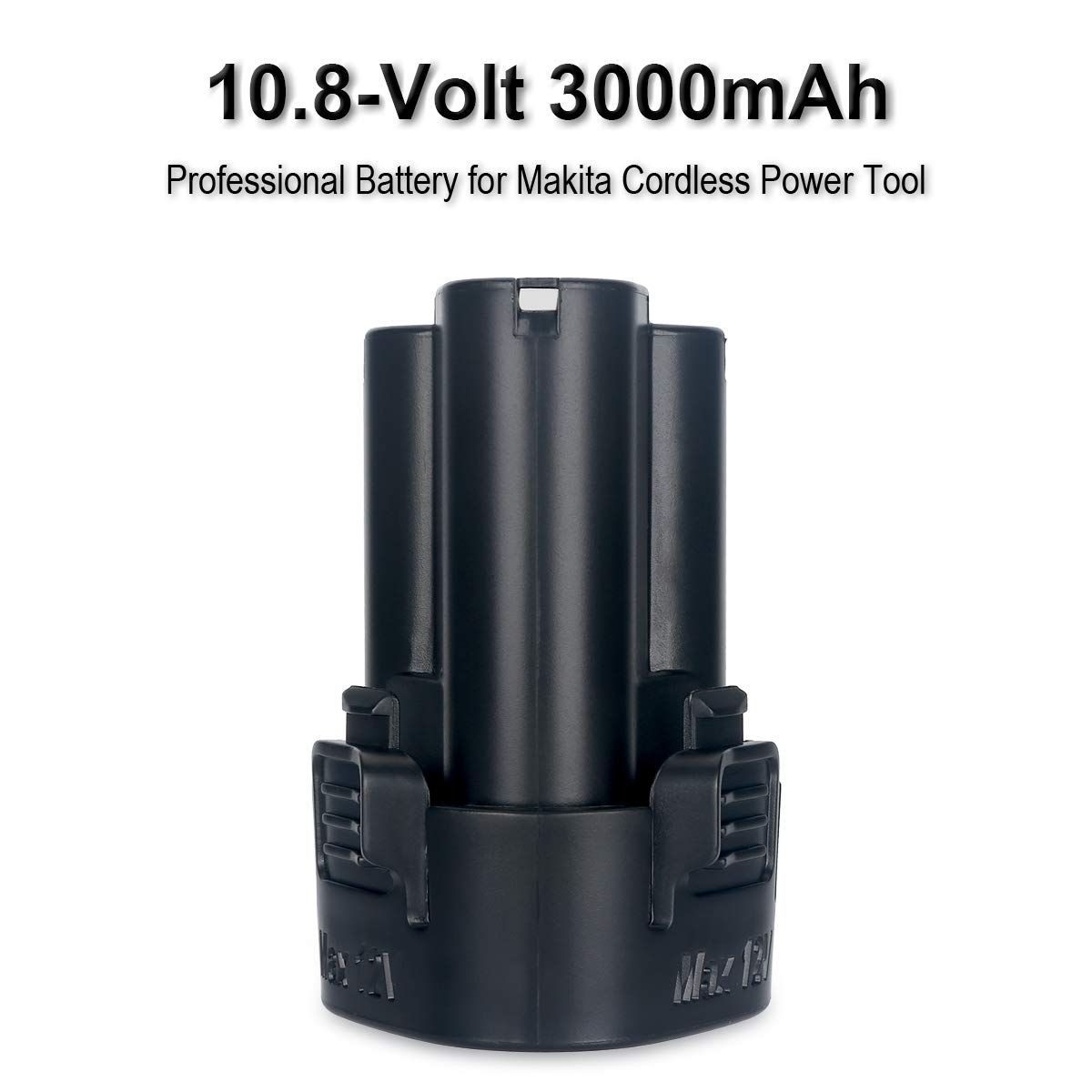 Biswaye 2Pack 3.0Ah battery side profile highlighting compact cordless power