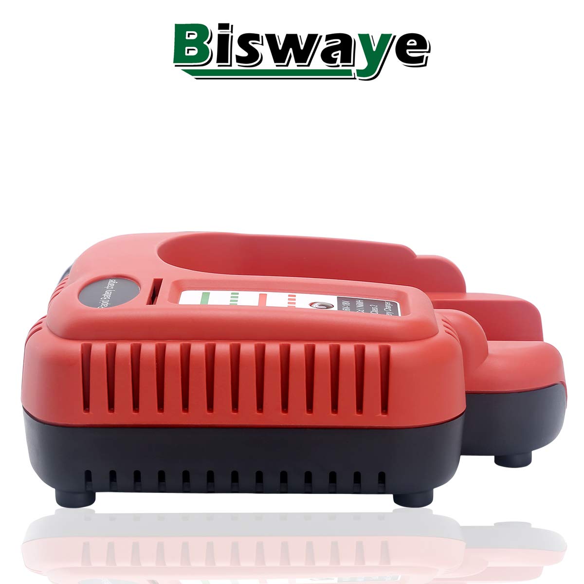 Biswaye battery pack status LED indicating charge level
