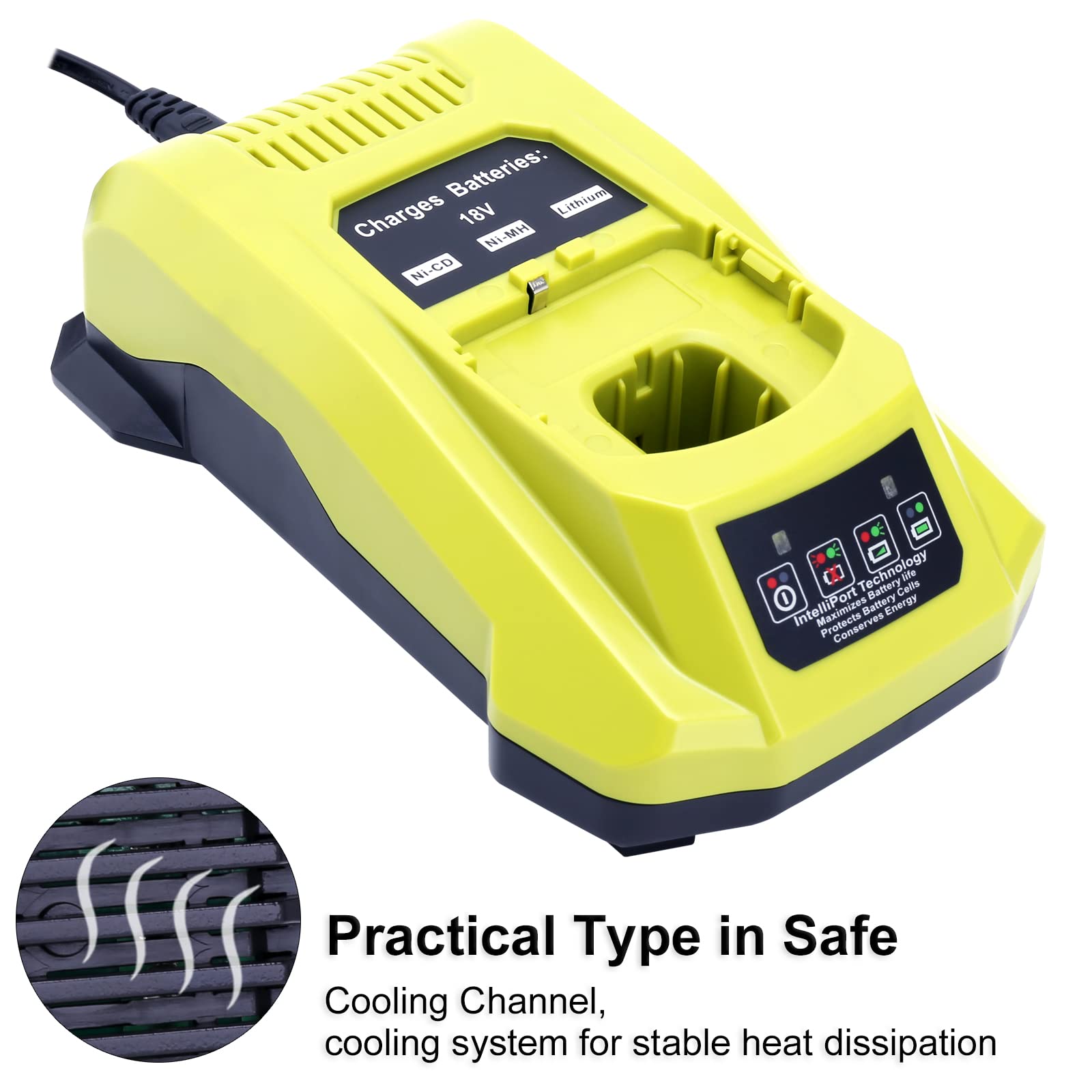 Biswaye P117 cooling system helps maintain safe charging temperatures.
