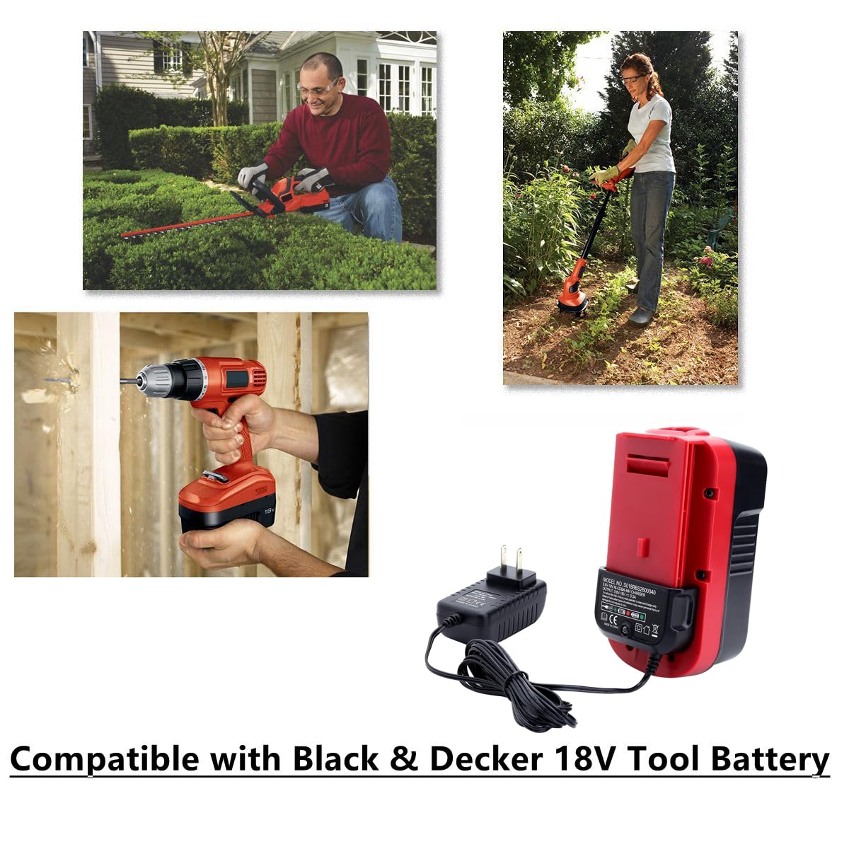 Biswaye wide compatibility list highlights many Black & Decker battery families