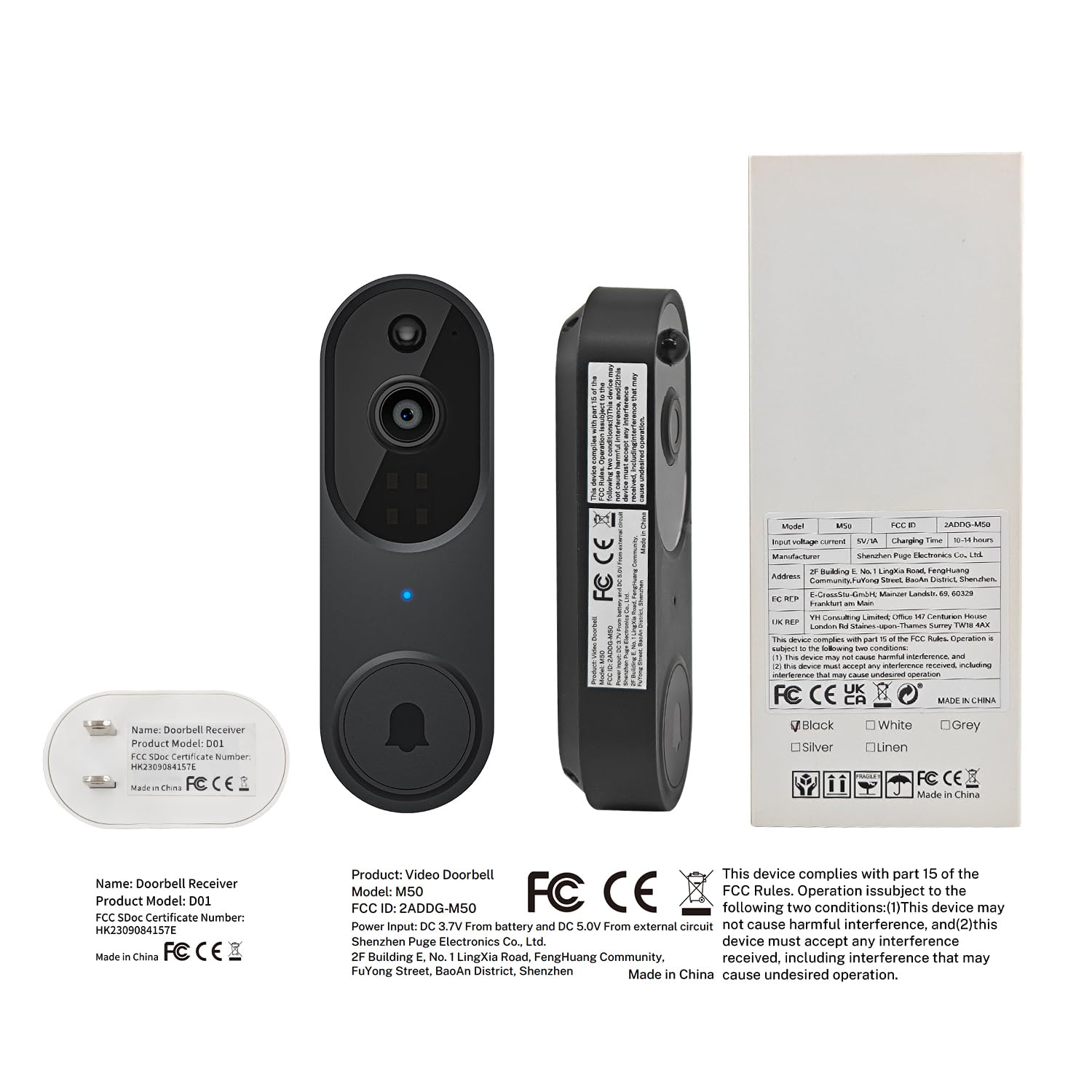 BITEPASS 1080p doorbell installation guide for easy DIY setup.