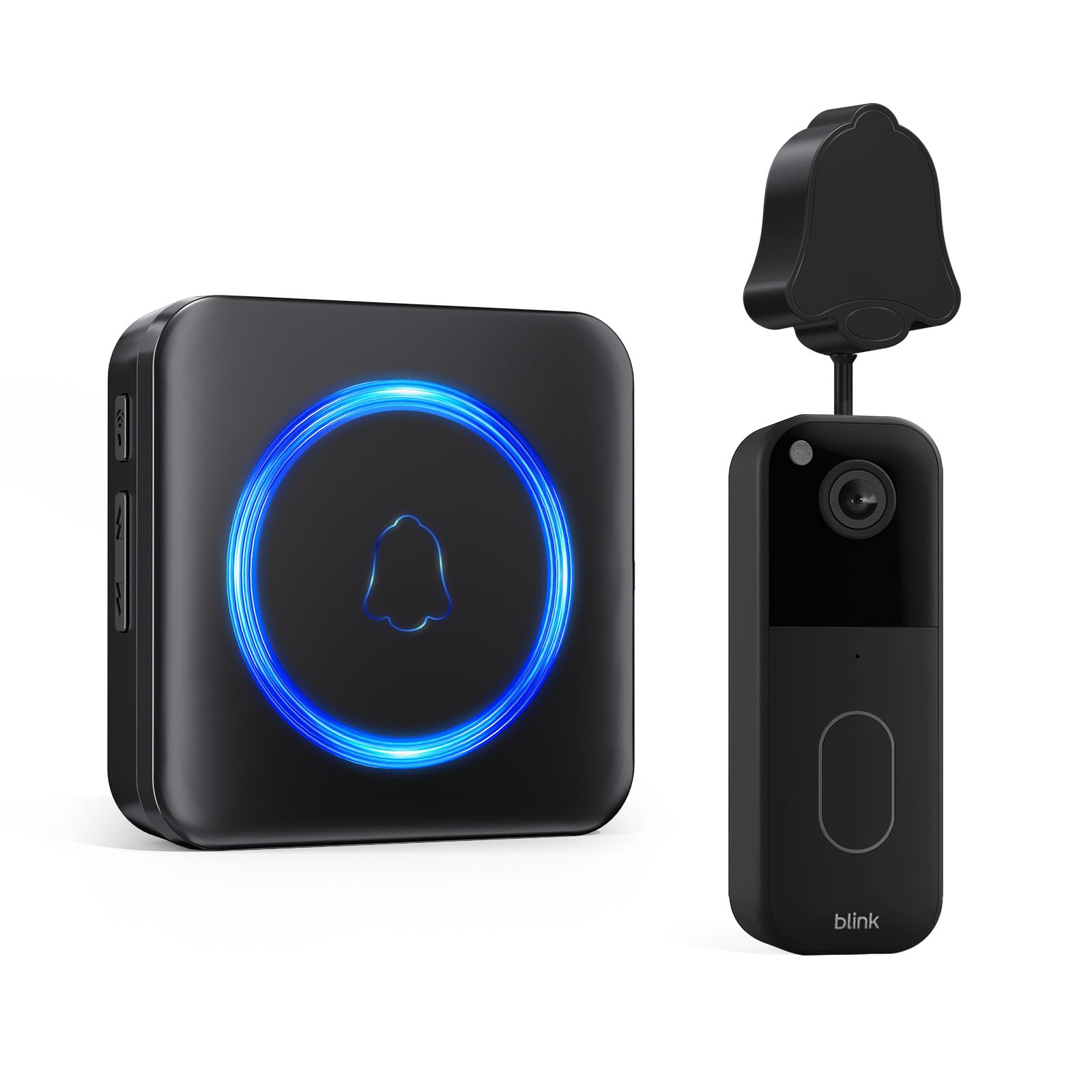 BITIWEND Blink wired transmitter mounted on wall for reliable doorbell triggers.
