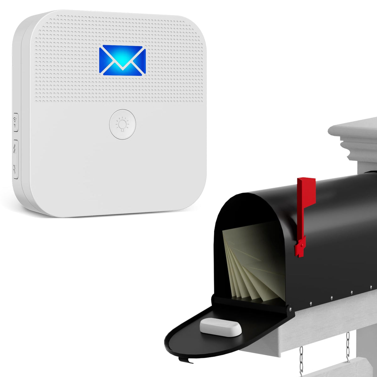BITIWEND mailbox alarm sensor detects mail delivery with instant alert.