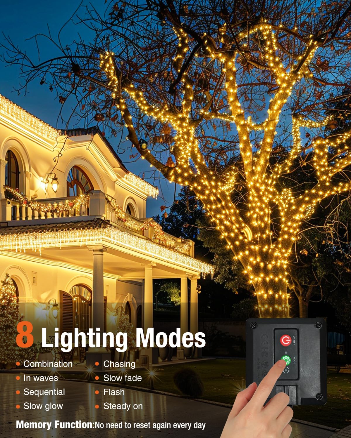 Bitjam lights offer eight modes with memory for flexible mood shifts