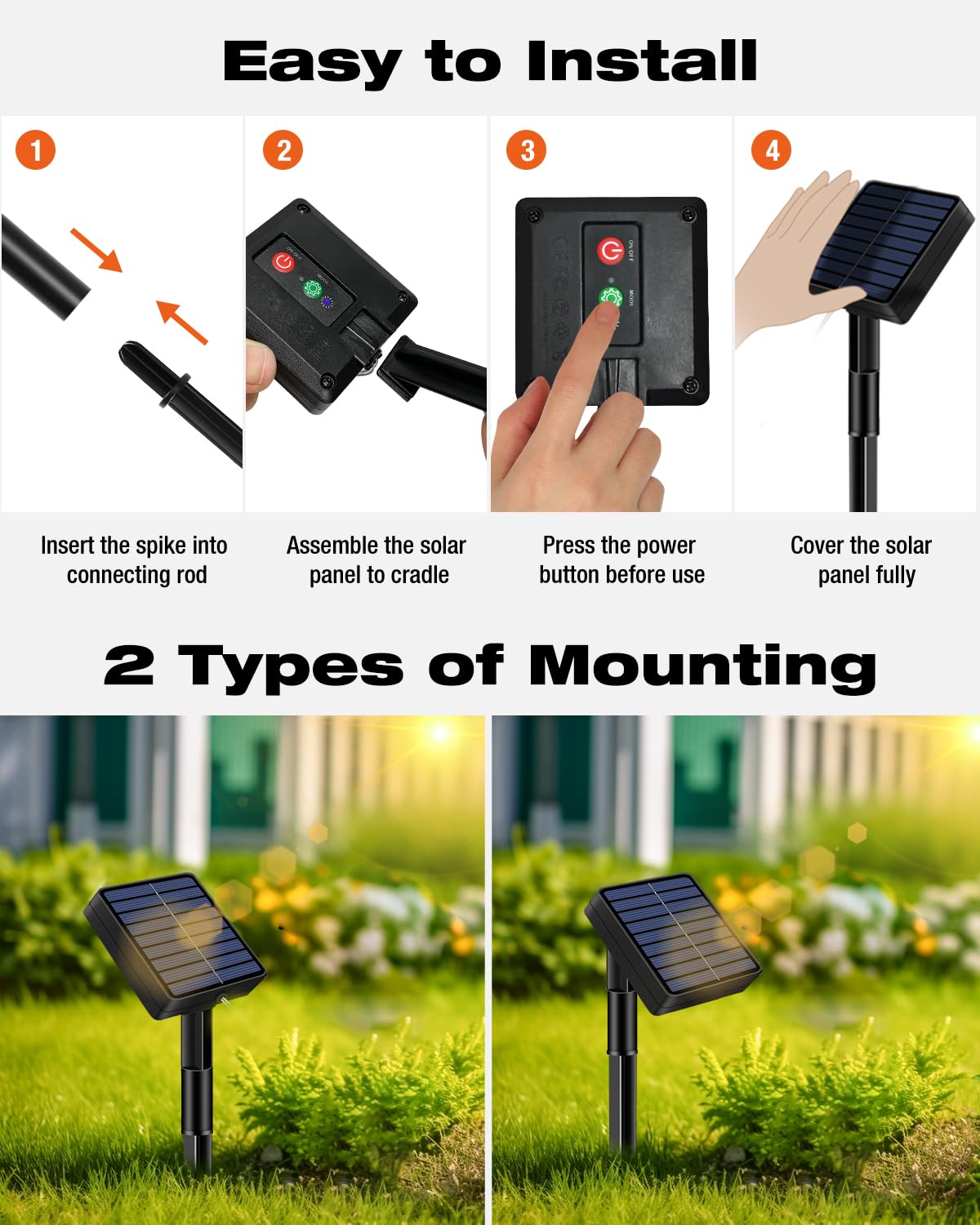 Bitjam IP65 waterproof string lights withstand rain and frost outdoors