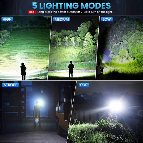 Bitlyle rechargeable flashlight charges via power banks, outlets, or laptops for flexible recharging.