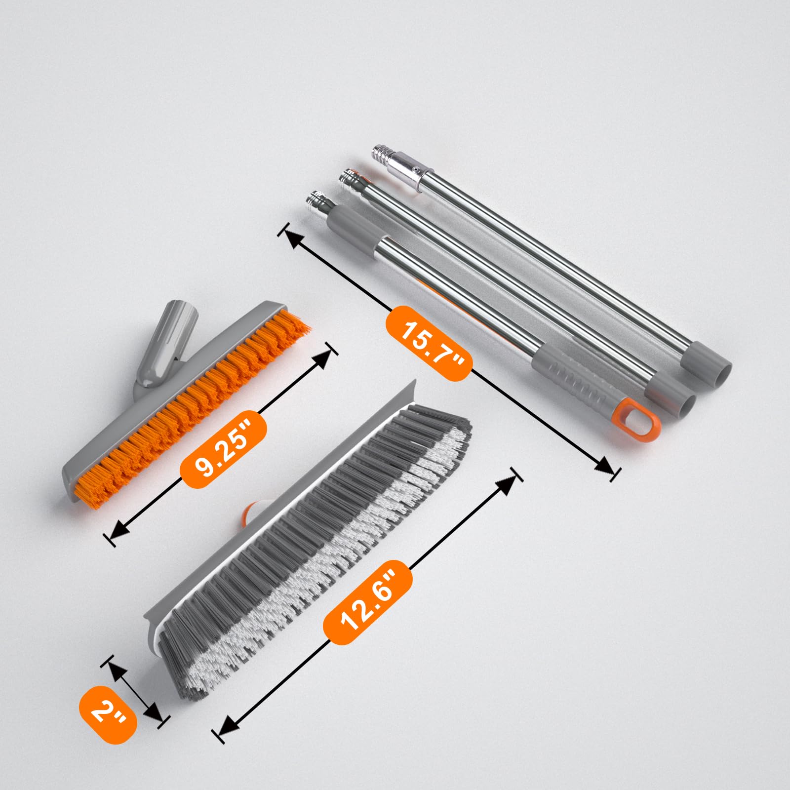 BITOPE interchangeable brush heads for versatile cleaning