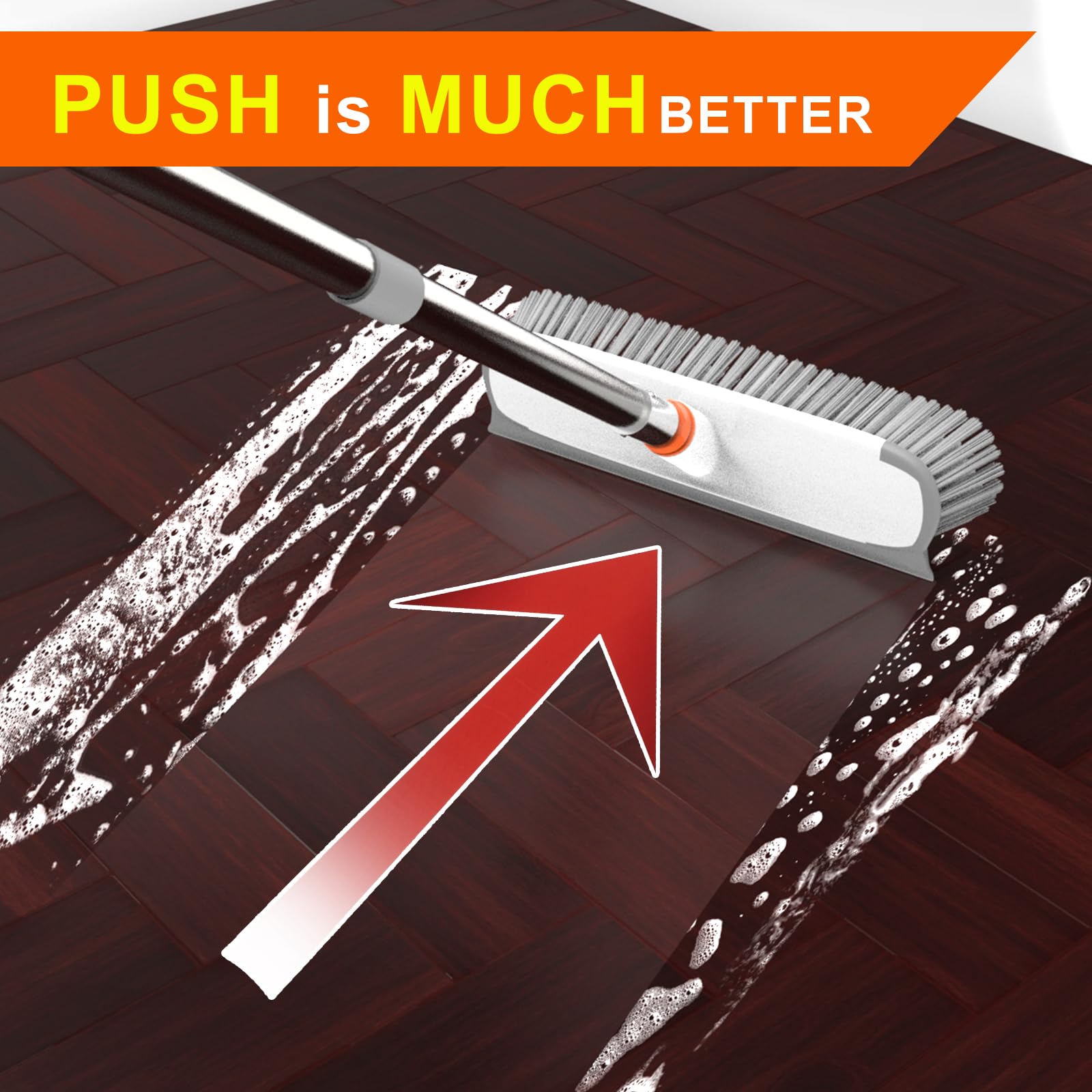 BITOPE stiff bristles tackle stubborn stains on floors