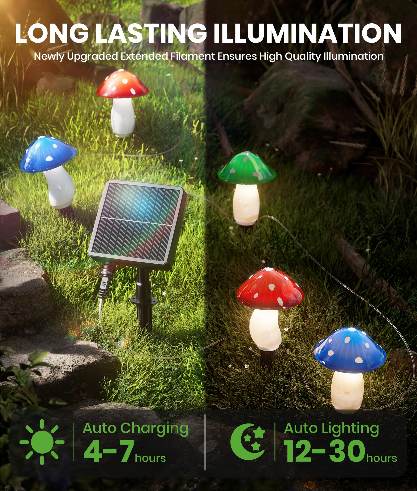 BITPOTT 9-pack offers colorful glow suitable for parties or everyday decor.
