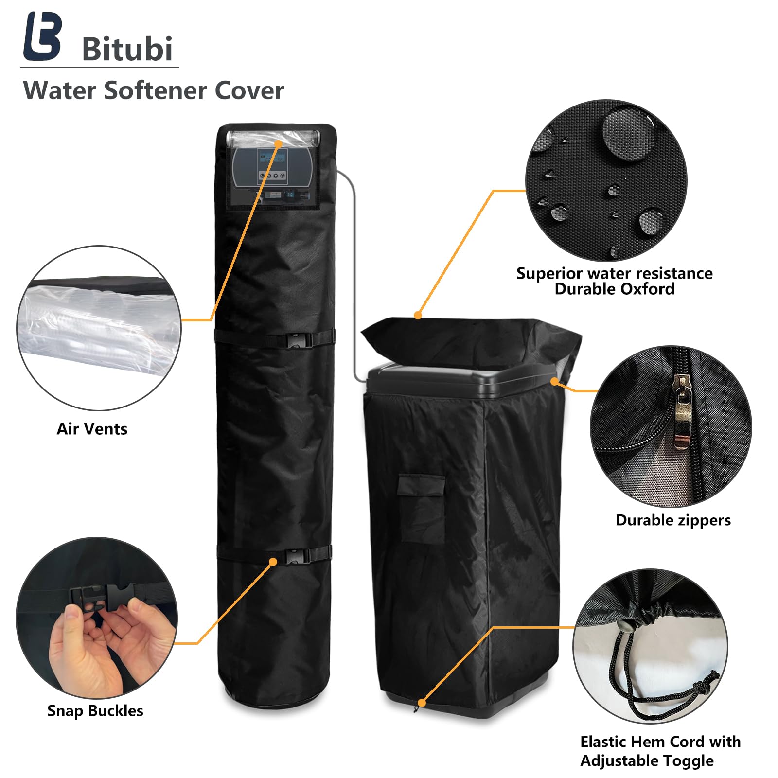 Bitubi transparent window helps monitor readings without removing the cover