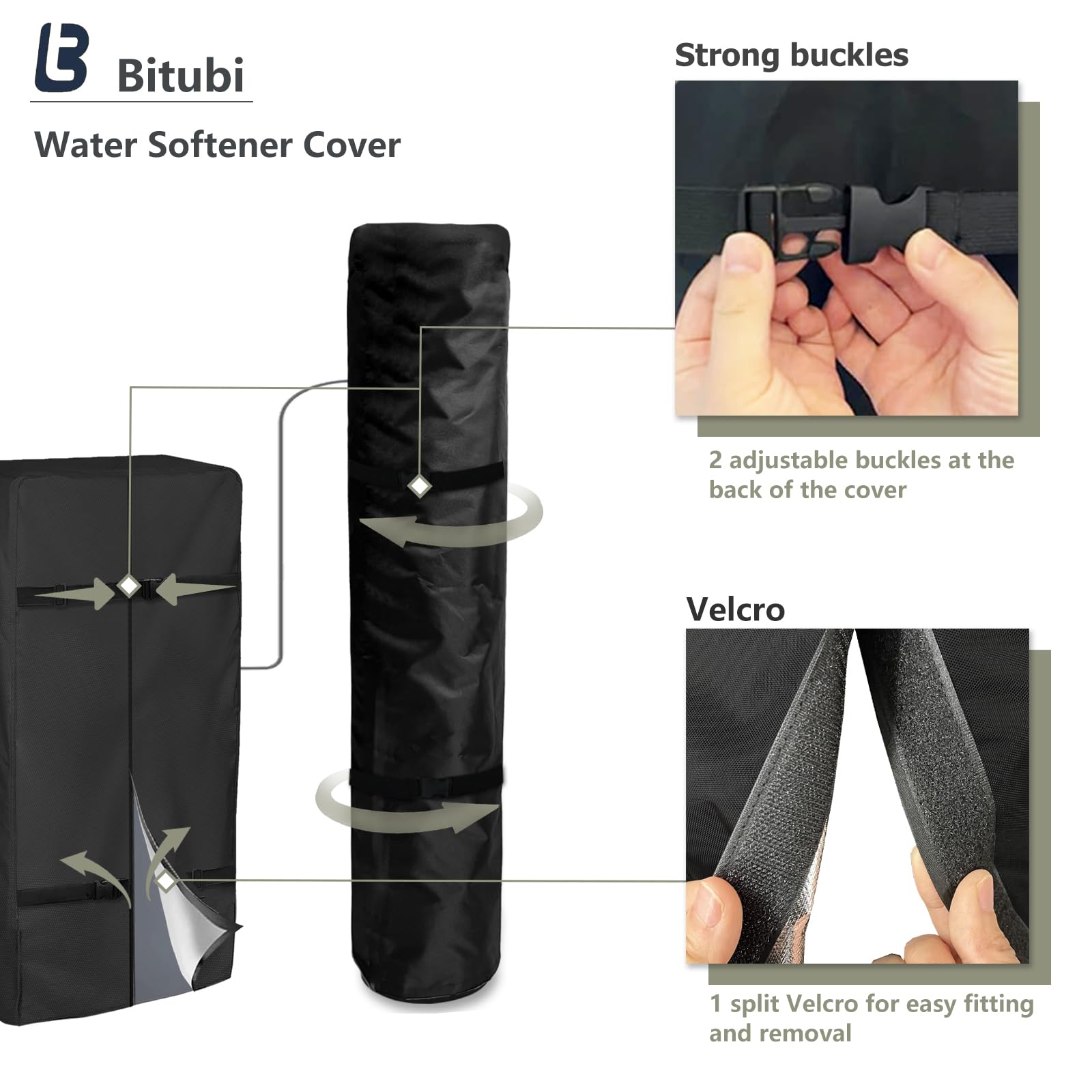 Bitubi waterproof UV coated fabric guards against rain and sun