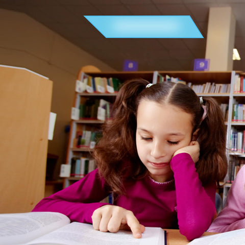 Biubee light cover helps reduce eye strain by softening harsh lighting.