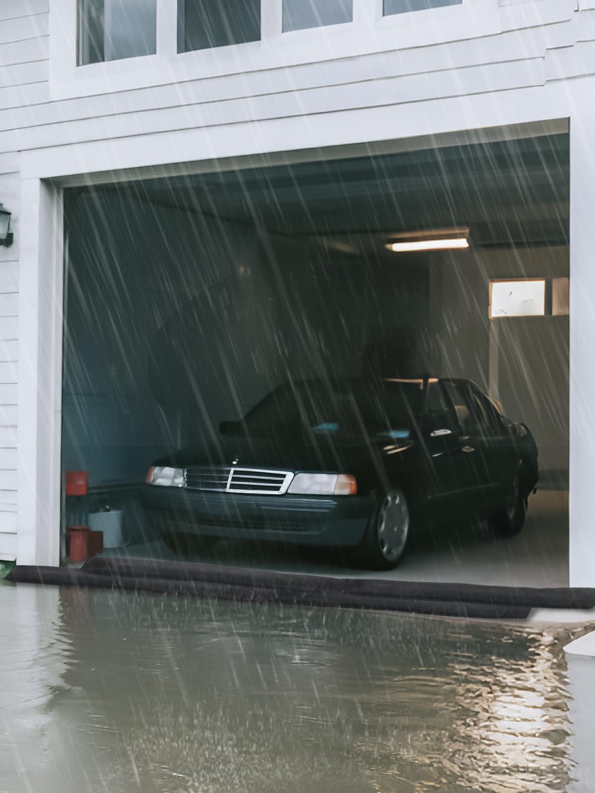 Biubee reusable barriers enable fast setup during heavy rain scenarios.