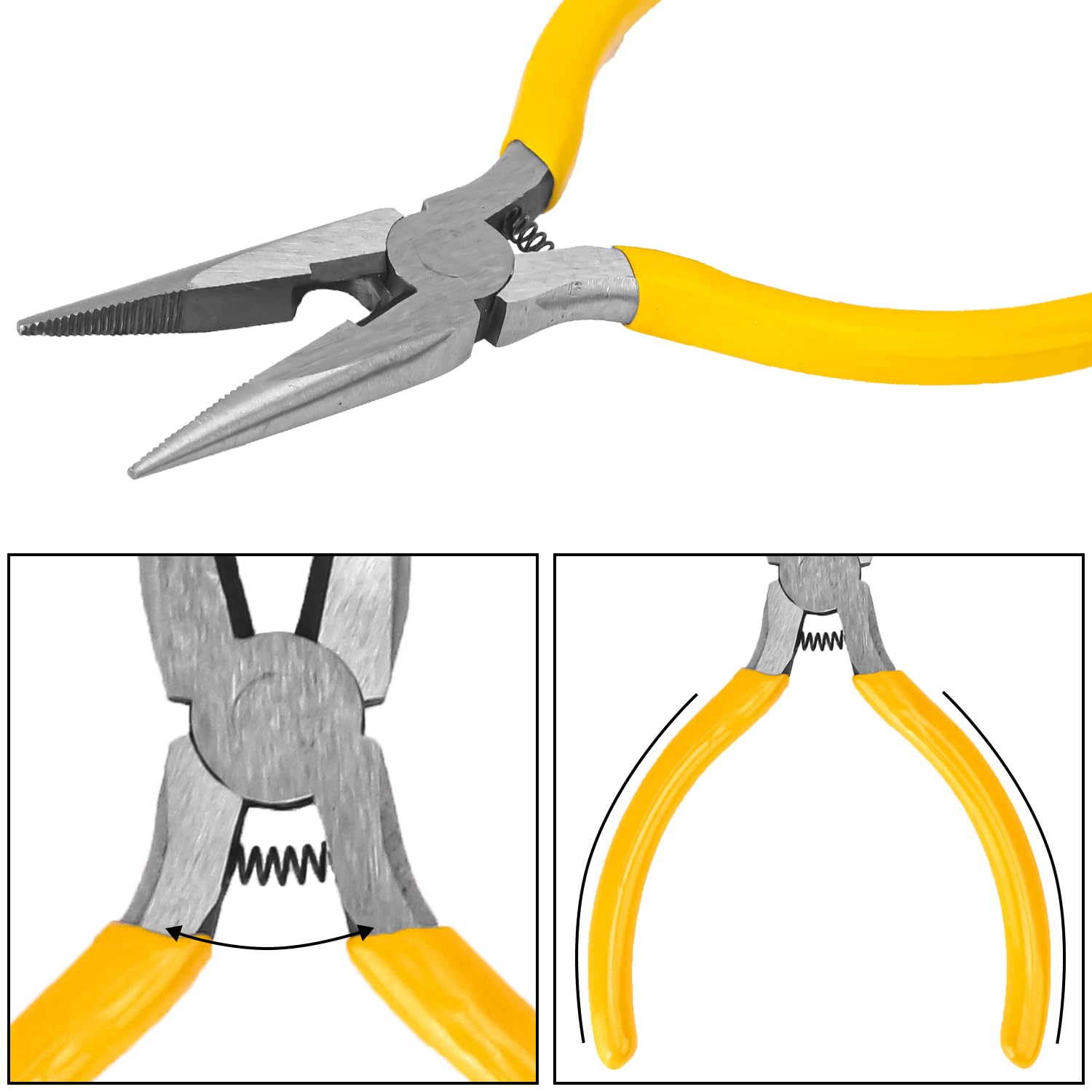 Biugaaufai high-carbon steel pliers highlighting durability for long sessions.