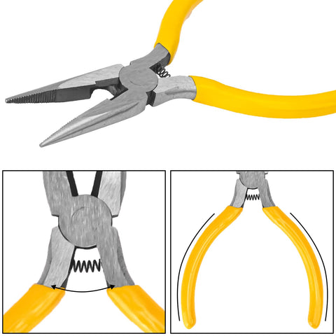 Biugaaufai high-carbon steel pliers highlighting durability for long sessions.