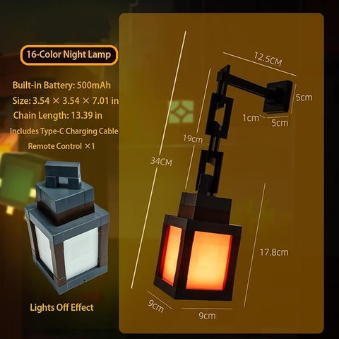 Bivpreom remote-control lantern with touch mode for quick mood lighting adjustments.