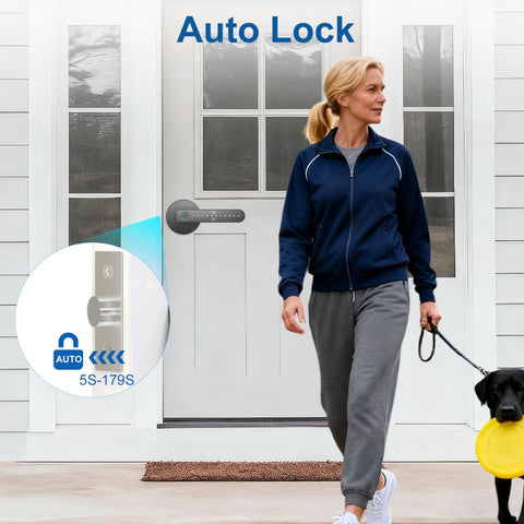 BIWIBON fingerprint lock packaging-guide shows complete kit and setup