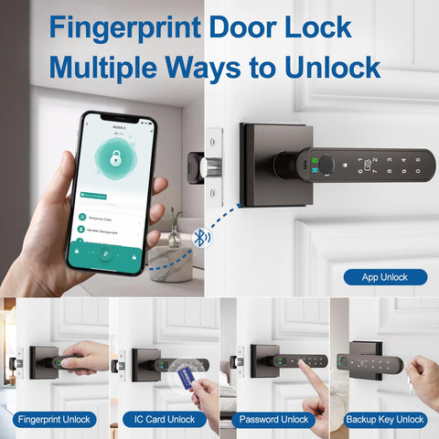 BIWIBON smart lock app control demonstrates remote locking from anywhere.