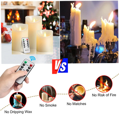 Biyanuo 3-pack set is ideal for weddings, parties, and home decor
