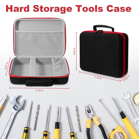Bjabtan EVA Protection Hard Case interior layout keeps drills and bits organized.