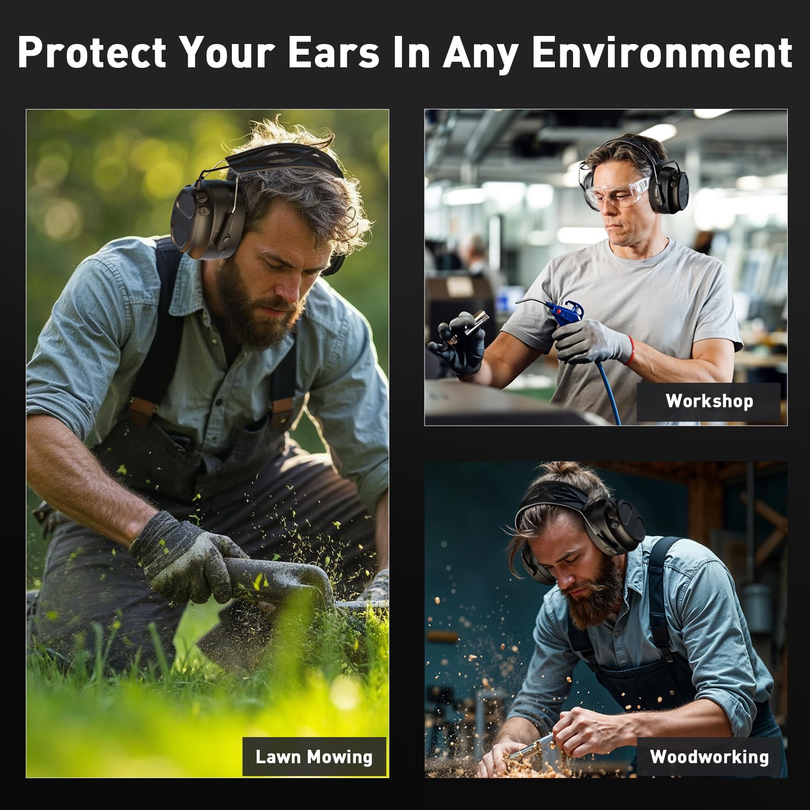BJKing protection during snow blowing and workshop work