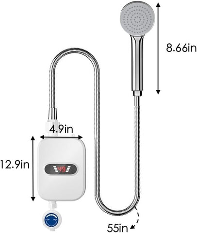 BJLIFE safety features including over‑temperature protection and IPX4 rating.