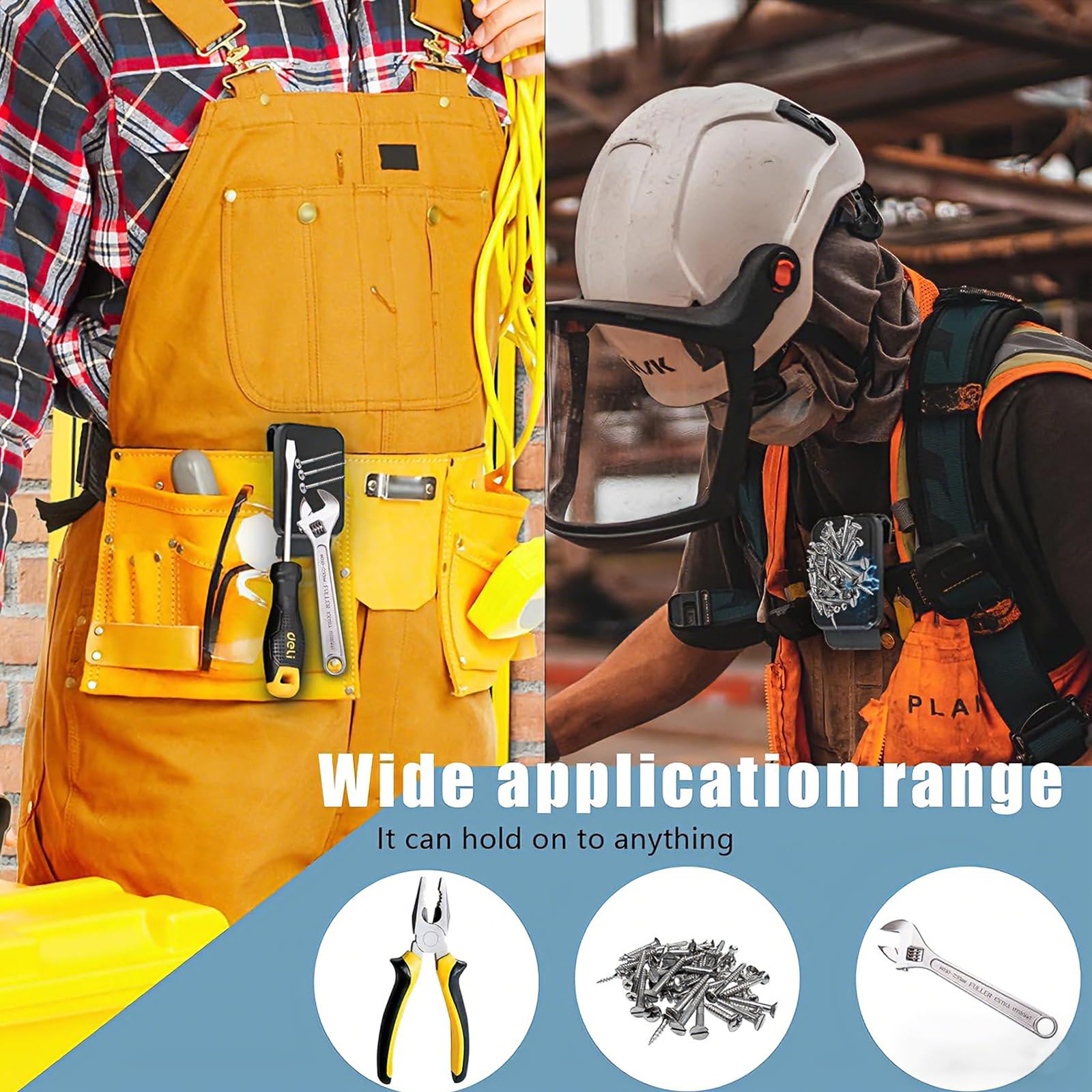 bjsdkff magnetic tool holder holds screwdrivers, hammers, pliers securely