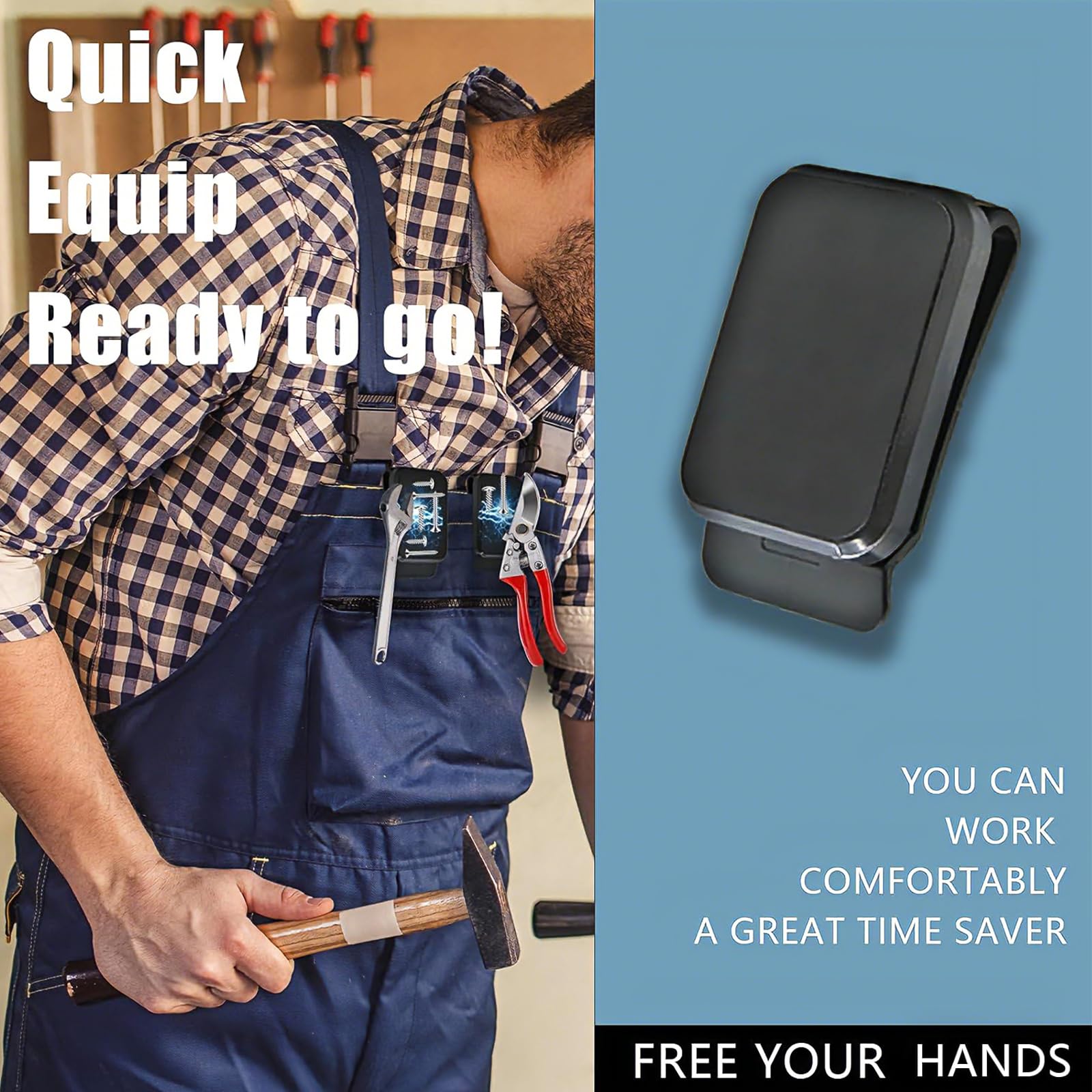 bjsdkff magnetic tool holder rubber-cap protection on magnets