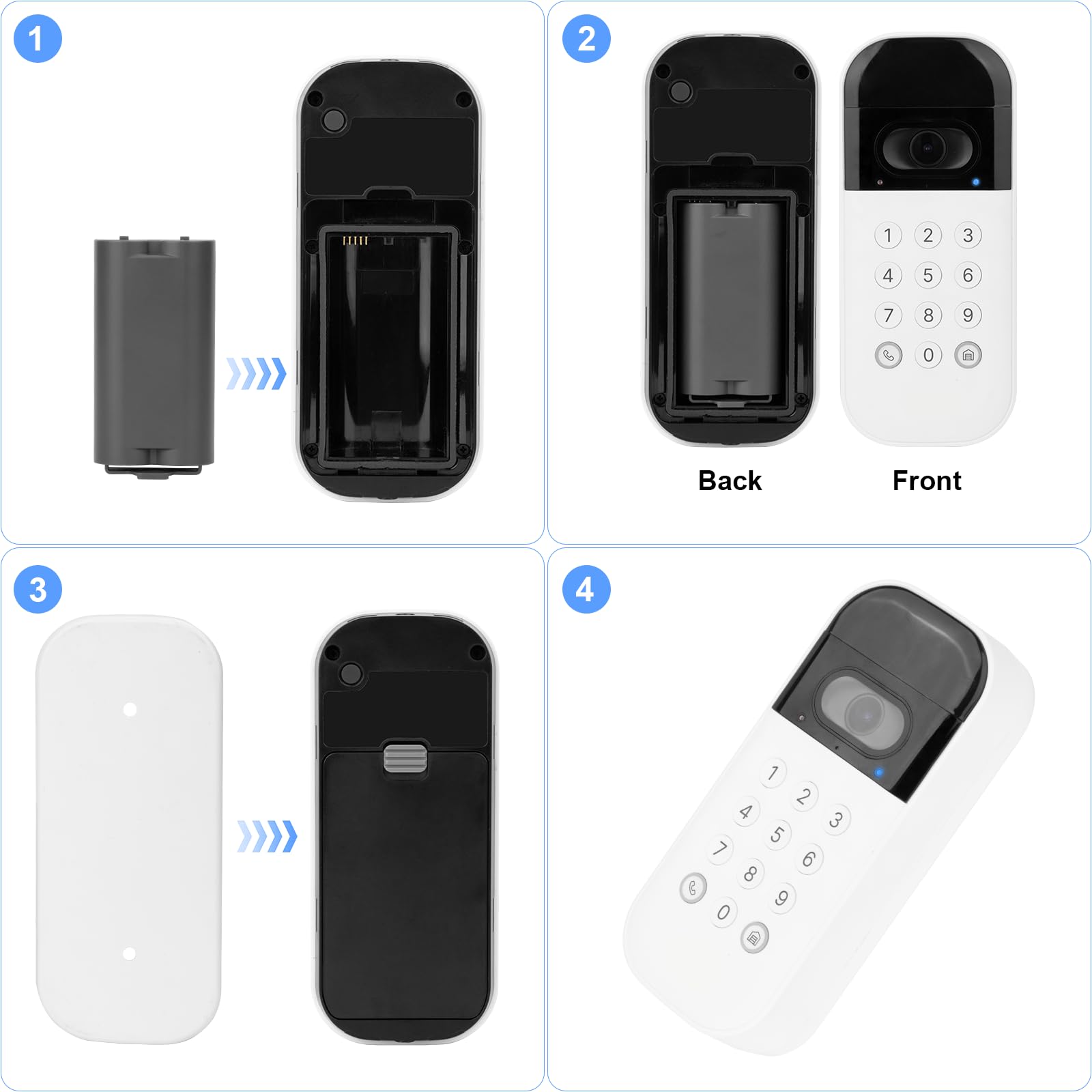 BJWW lithium-ion battery pack provides long-lasting energy for smooth keypad performance