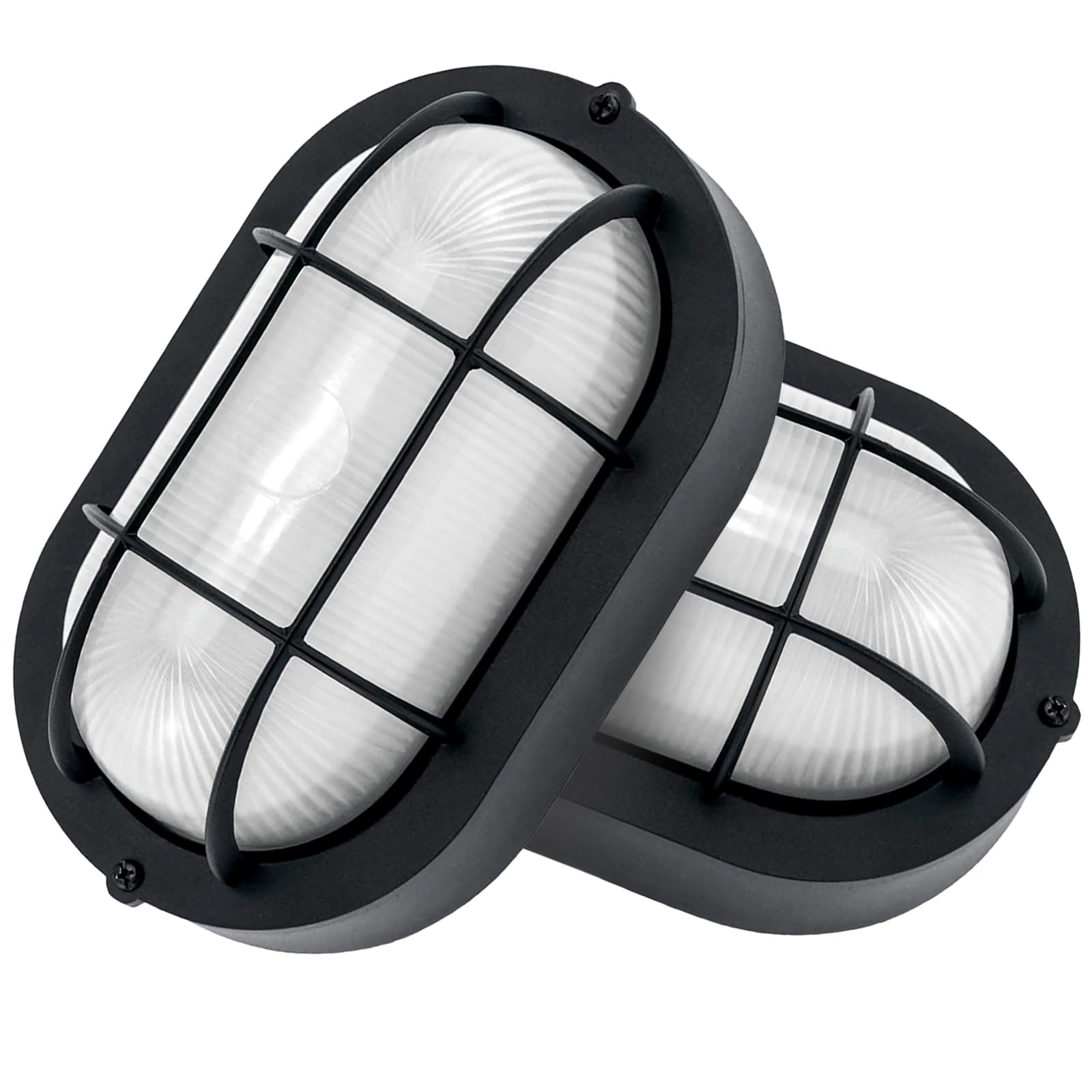 B&K Jasmine easy-install bulkhead lights with included hardware for quick setup.