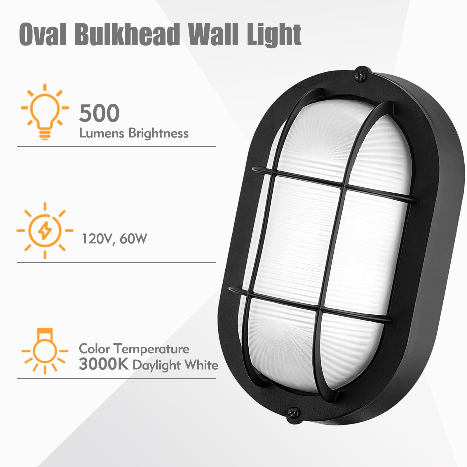 B&K Jasmine outdoor wall light, black aluminum and glass, weather-resistant doorway lighting.