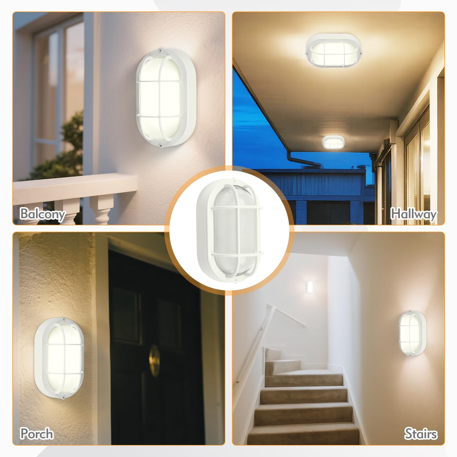 BK Jasmine warm 3000K glow provides inviting outdoor ambiance.