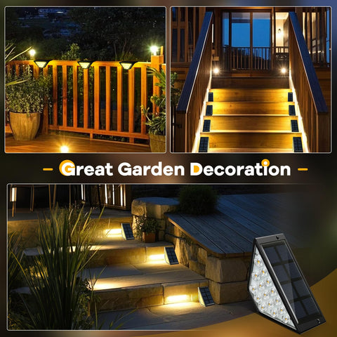 BKBB PPBB solar step light installation on a deck for safe nighttime navigation