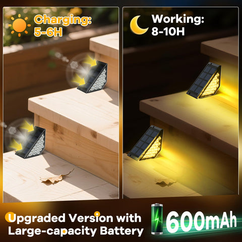 BKBB PPBB solar step light with IP65 waterproof rating withstands weather