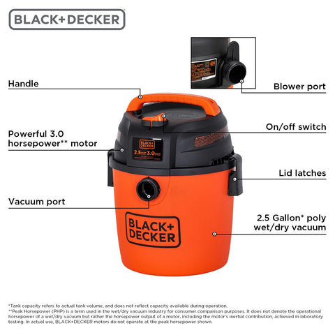 Black+Decker BDXV18134PA portable design for on-the-go cleaning