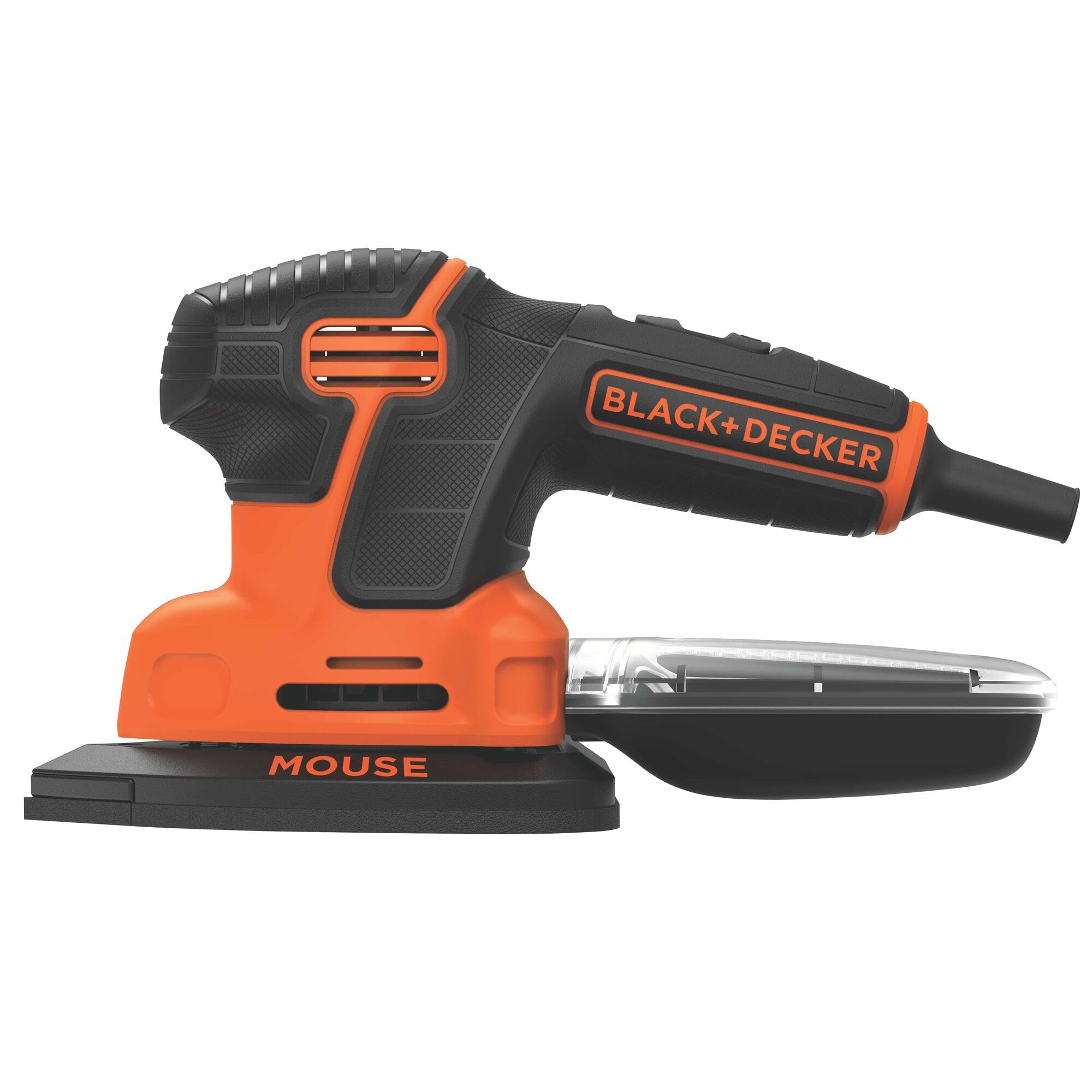 BLACK+DECKER Detail Sander corded design provides uninterrupted power for longer tasks.