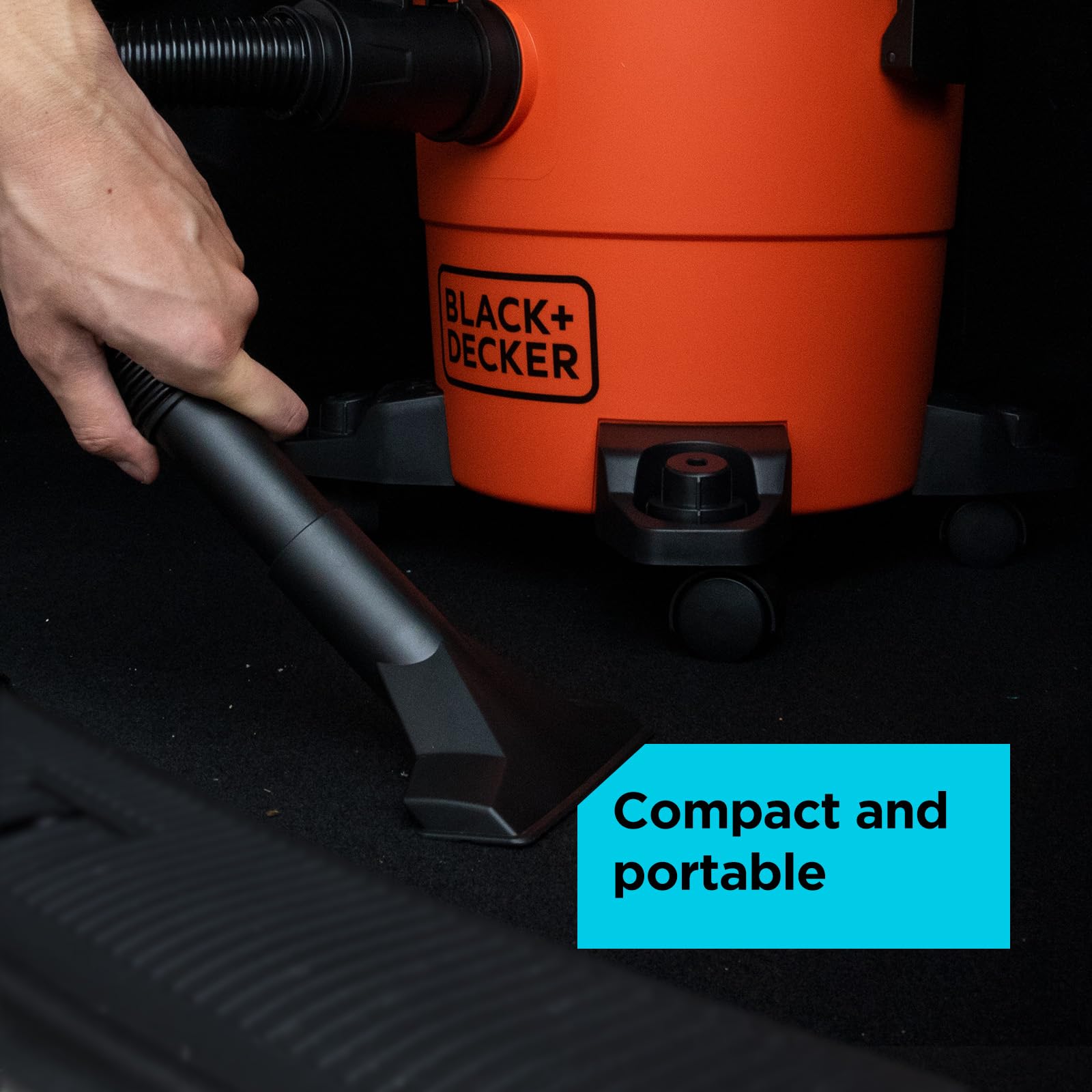 BLACK+DECKER foam and reusable filters support repeated use