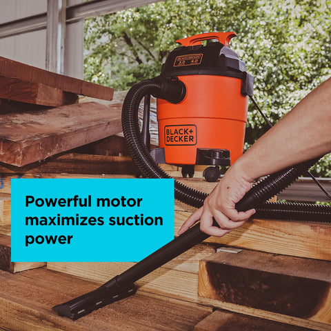 BLACK+DECKER swivel wheels allow smooth movement around obstacles