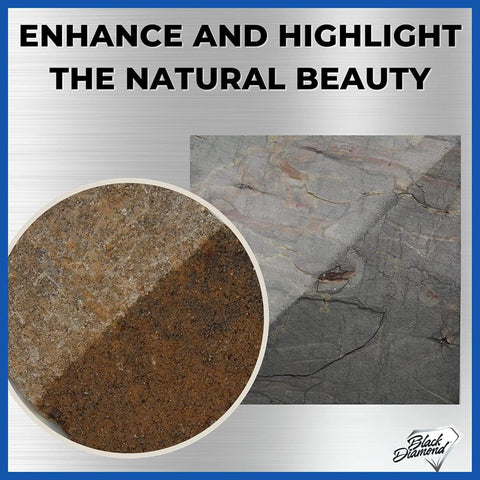 Black Diamond Color Enhancer Sealer revives limestone hues