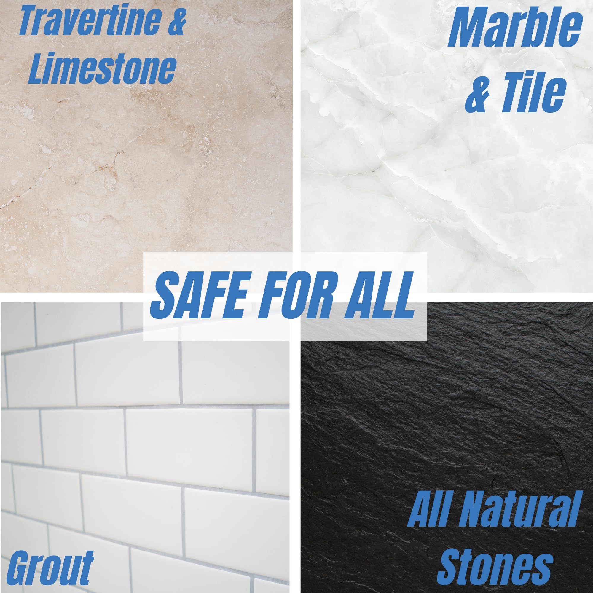 Protected grout line with Black Diamond Stoneworks sealer