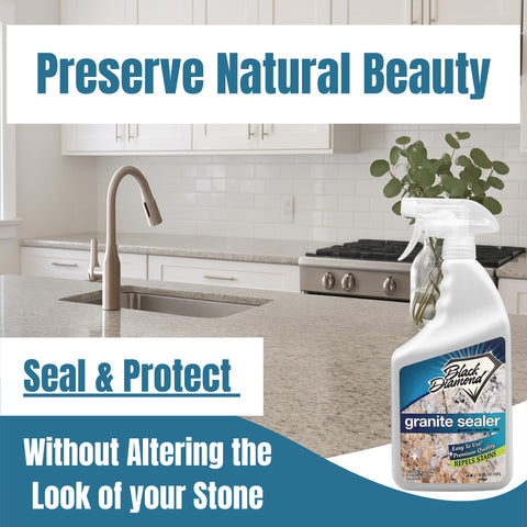 Black Diamond Stoneworks stone care professionals choose this product for durability.
