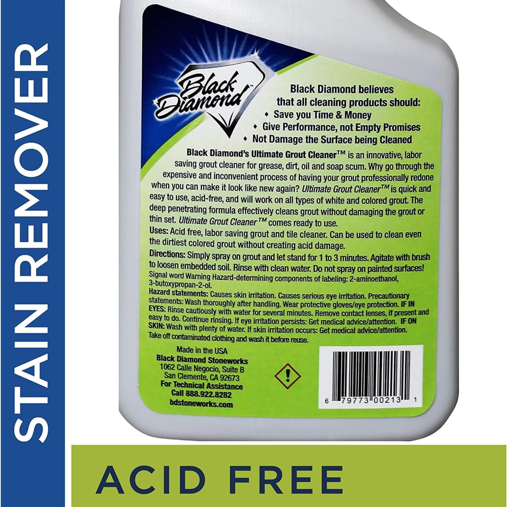 Black Diamond Stoneworks Ultimate Grout Cleaner grout restoration bringing back vibrant lines