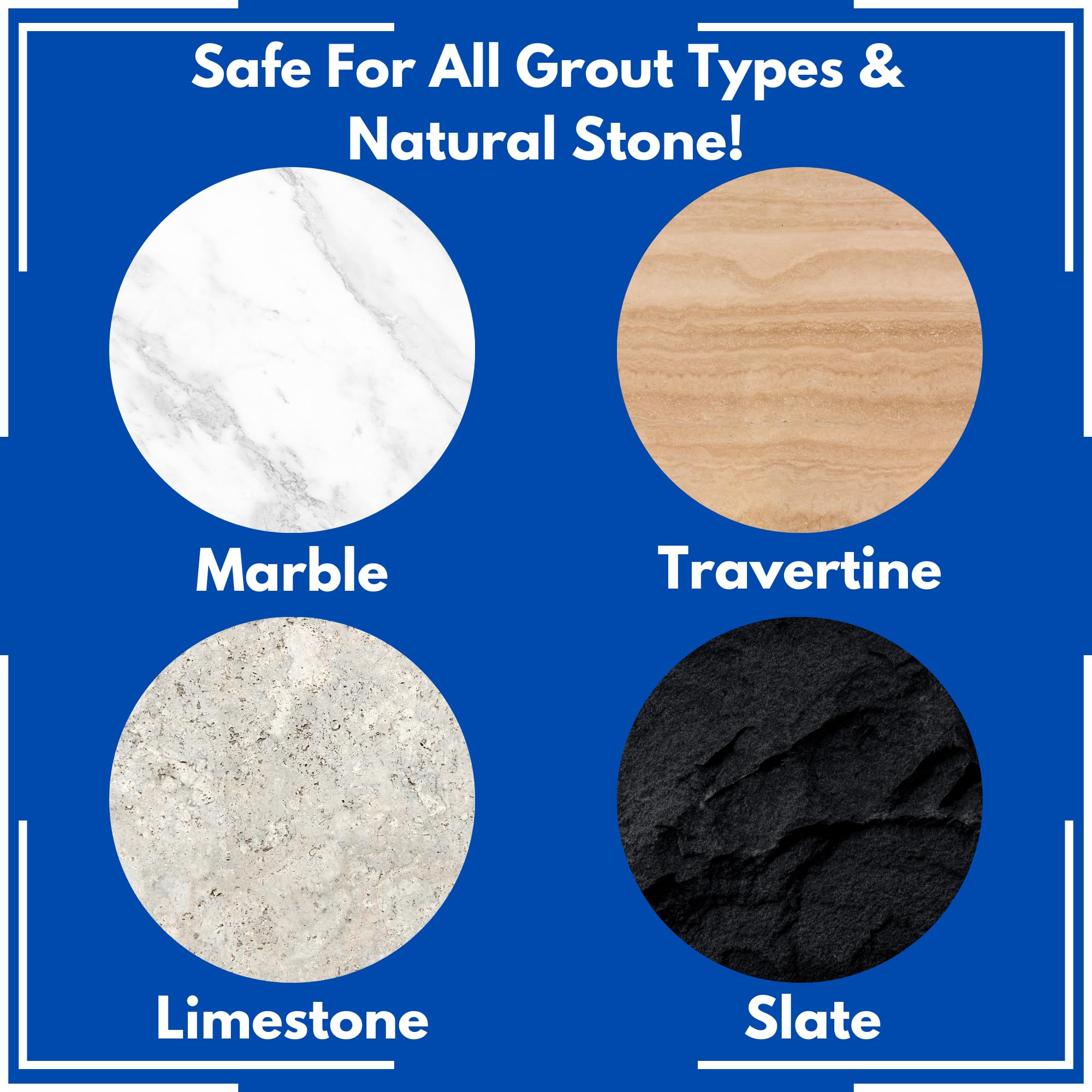 Black Diamond Stoneworks Ultimate Grout Cleaner label detail highlights acid-free formula
