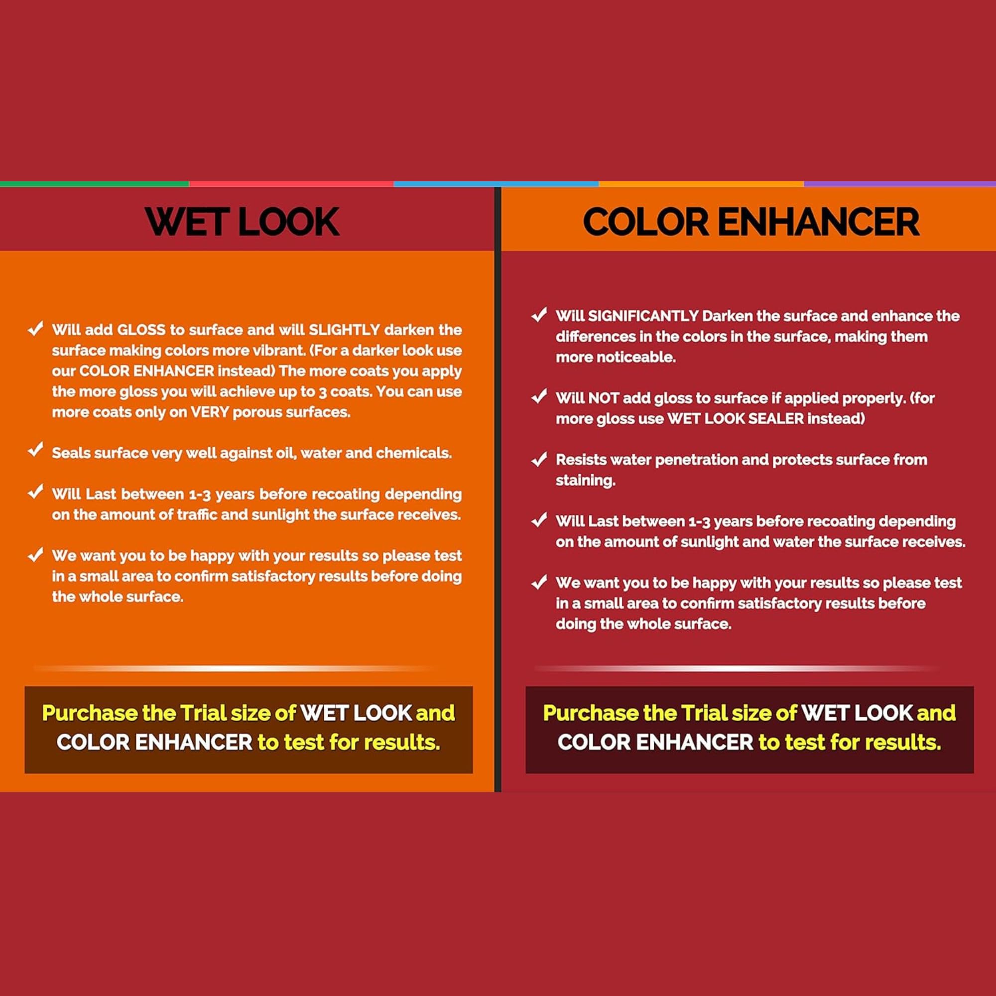Black Diamond Stoneworks Wet Look Sealer on masonry surfaces maintains natural appearance