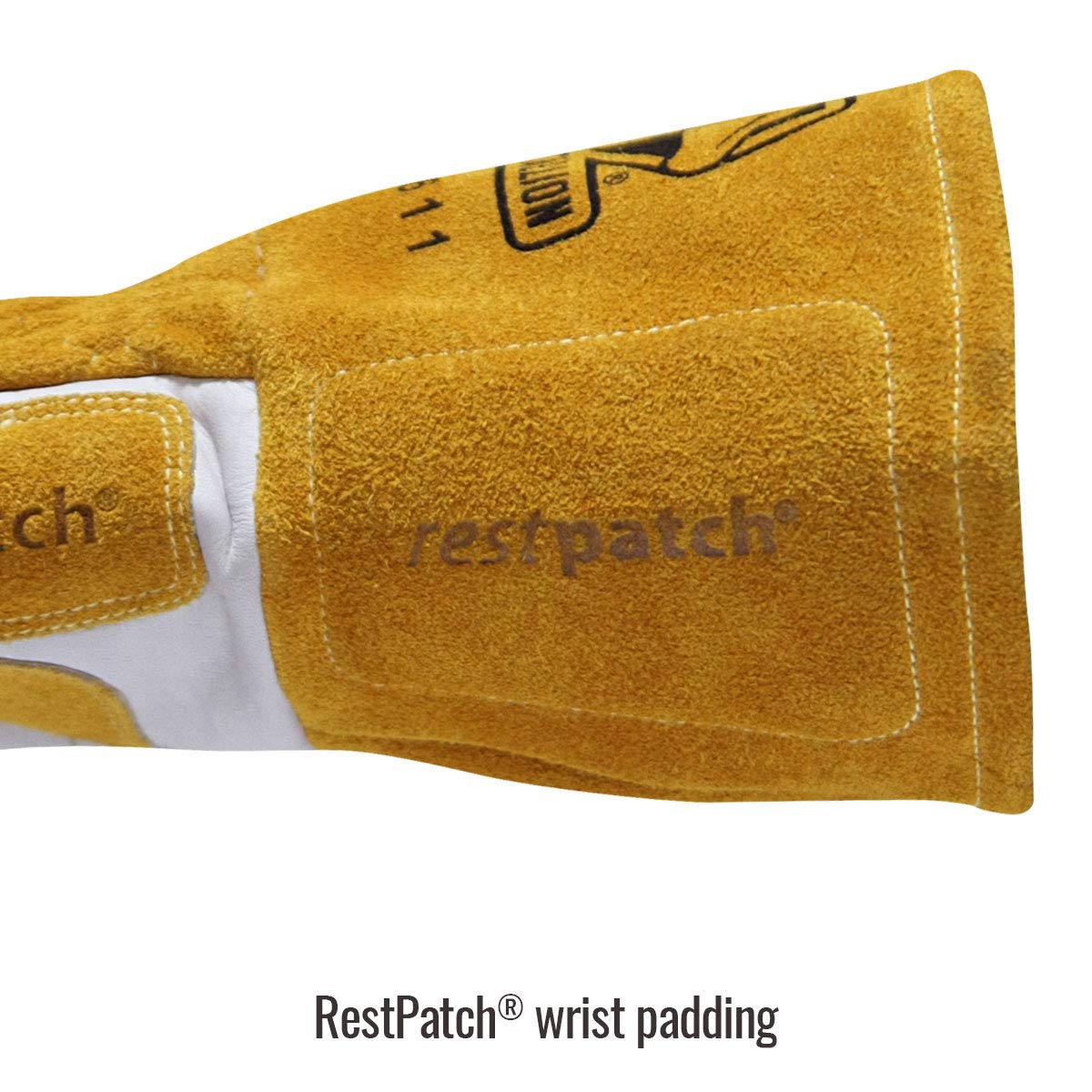 Black Stallion GM1611-WT Kevlar stitching reduces seam risk in welding