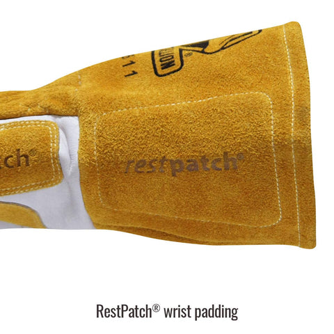 Black Stallion GM1611-WT Kevlar stitching reduces seam risk in welding
