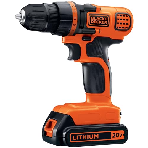 BLACK+DECKER LDX120C includes battery and charger for ready-to-use setup.
